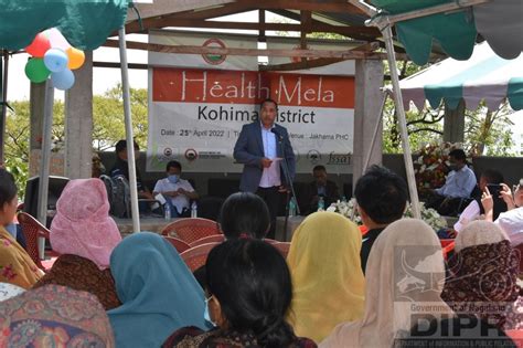 BLOCK LEVEL HEALTH MELAS BEGINS WITH JAKHAMA BLOCK IN KOHIMA | DIPR ...