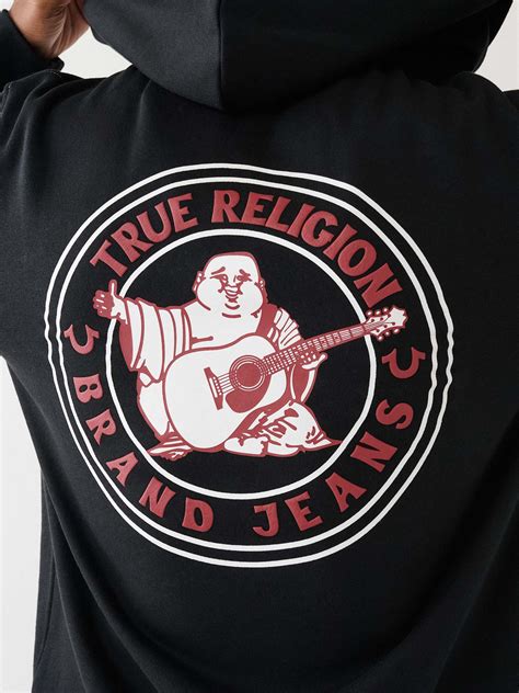 BUDDHA LOGO SEAL ZIP HOODIE | True Religion