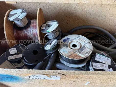 LOT OF ASSORTED SPOOLS OF WIRES AND CABLES | GovDeals