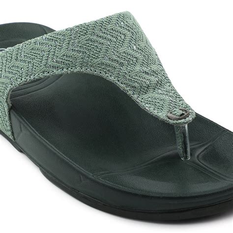 Buy A-HA Green Casual Slipper For Women DIVA-60E By Liberty