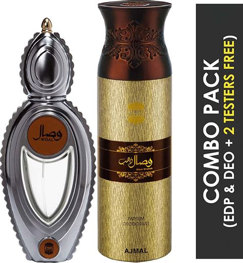 Buy AJMAL WISAL EAU DE PARFUM 50ML PERFUME FOR WOMEN AND WISAL DHAHAB ...