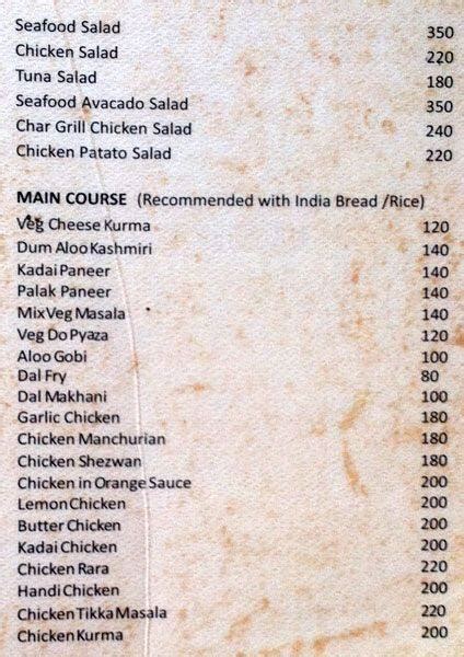 Menu at Twenty 23 Three Family Resto & Bar Goa, Arpora