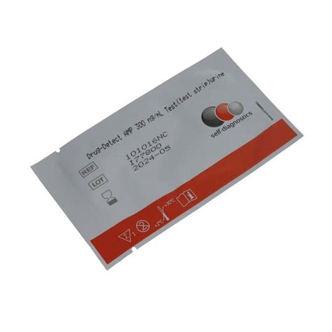 Drug test amphetamines 300 ng/ml, 1,99