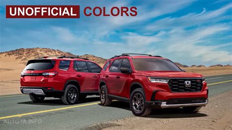 2023 Honda Pilot Gets Unofficial Yet Expansive Exterior and Interior Color Presentation ...