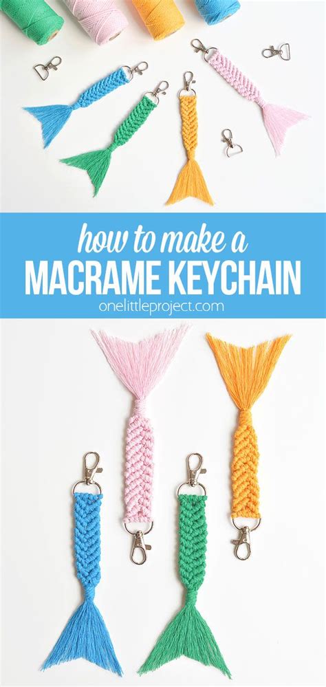 Image result for How to Make Macrame Keychains