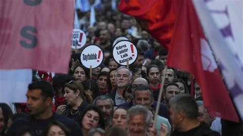 Turkish Cypriots protest over what they say is Turkey's introduction of ...
