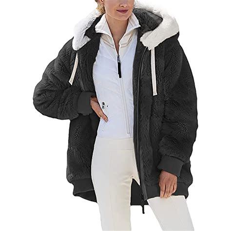 Plus Size Winter Coats for Women, Women Plus Size Winter Warm Loose ...