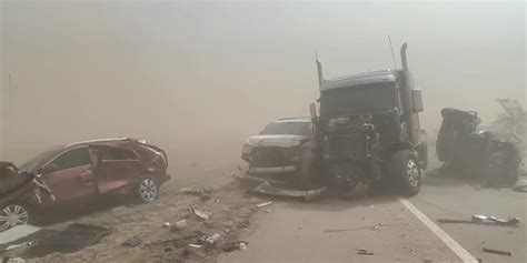 At least 3 killed in car crashes during dust storms in Texas