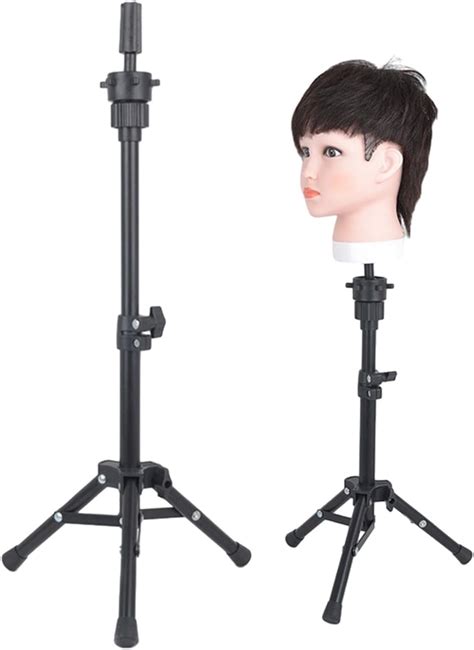 Amazon.com: Mannequin Head Stand Adjustable Wig Stand Tripod 22inch Wig ...
