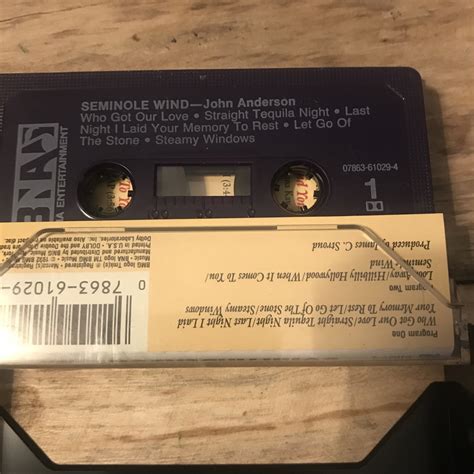 Seminole Wind by John Anderson (Cassette, Feb-1992, BNA) for sale online | eBay
