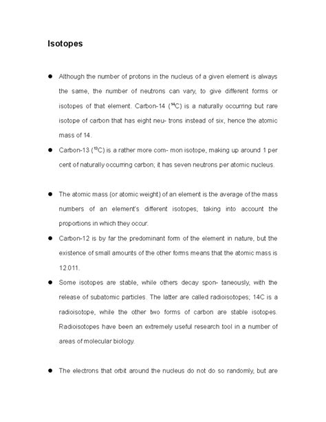 Image result for Isotopes Explained