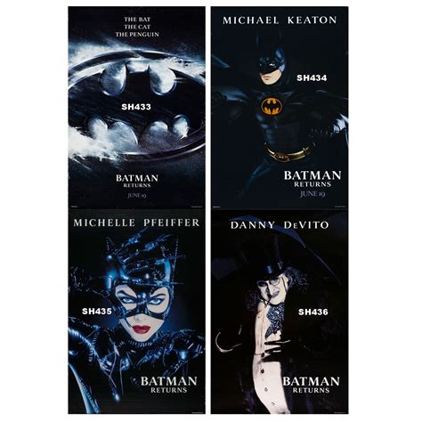 BATMAN RETURNS (1992) MOVIE POSTERS (PART 2), Hobbies & Toys ...