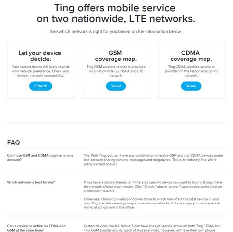 Image result for Ting Cellular Coverage Map