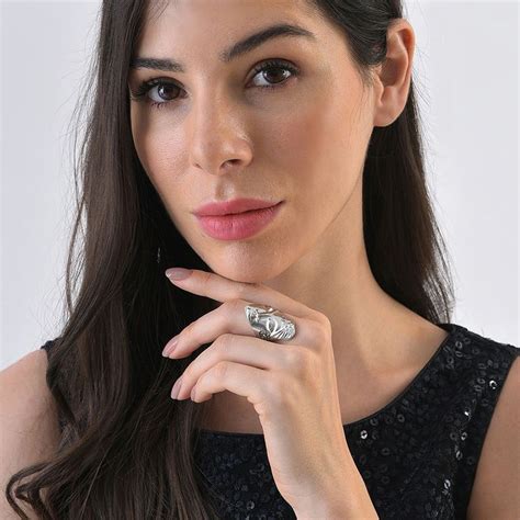 Buy SOHI Silver Plated Designer Ring Online