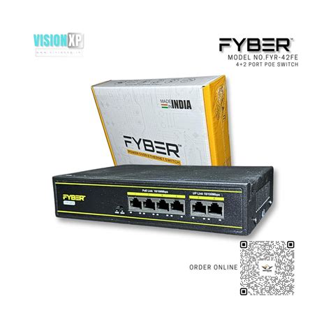 fyber fyr-42fe 4port 4+2 poe switch lowest price online store ...