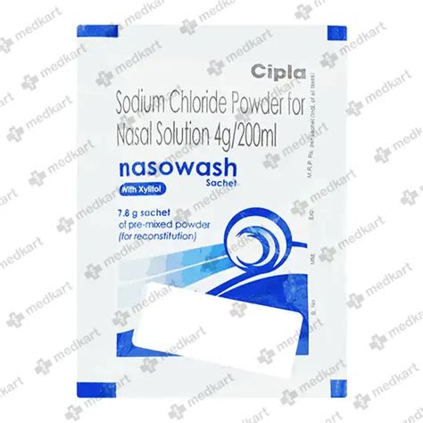 NASOWASH SACHET 7.5 GM Price, Uses, Side Effects & Substitutes | Medkart