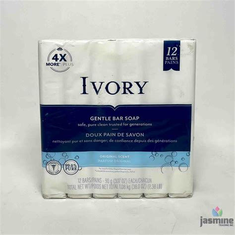 Jasmine Trading, Inc. » IVORY BAR SOAP ORIGINAL SCENT 3.17 OZ 12PK
