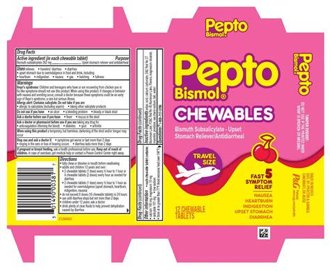 Pepto Bismol ® CHEWABLES