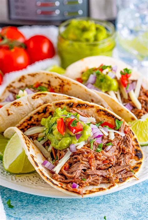 Slow Cooker Shredded Beef Tacos - Tornadough Alli