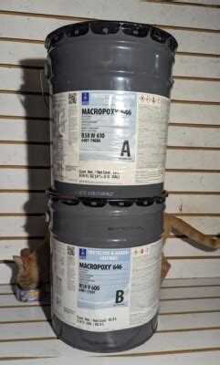 Sherwin Williams Macropoxy 646 Epoxy 10 Gallons (5 of part A & 5 of ...