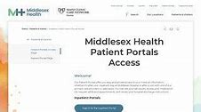 Middlesex hospital patient portal login