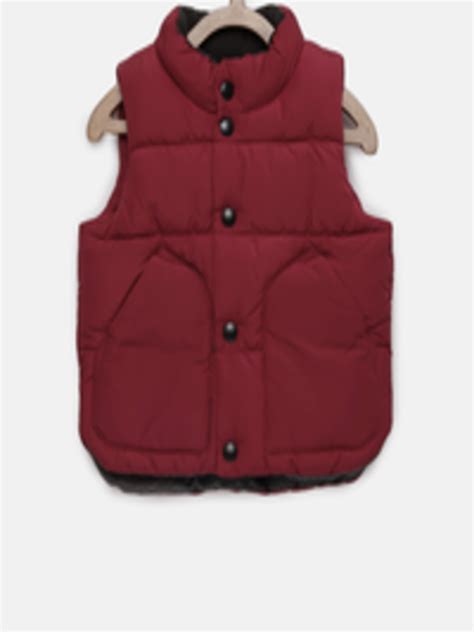 Buy GAP Boys' Red Puffer Vest - Jackets for Boys 7116796 | Myntra
