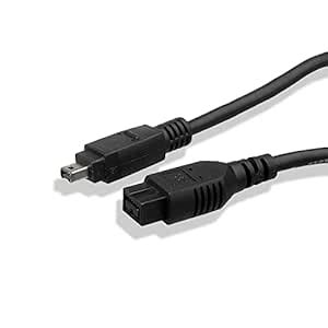 FireWire Cable 9pin/4pin Cable, FireWire 800 9-pin to FireWire 400 4 ...