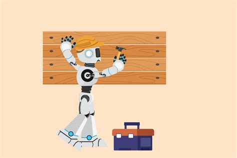 Cartoon Robot Doing Work 的图像结果