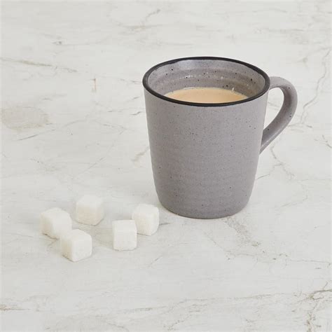 Buy Marshmallow Stoneware Ribbed Mug from Home Centre at just INR 149.0