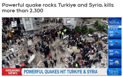土耳其发生7.8级强震 黎巴嫩和叙利亚也有明显震感