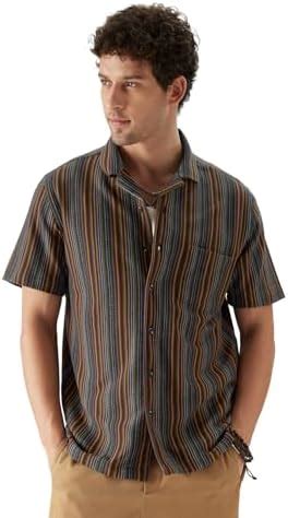 The Souled Store Men Stripes: Neon Waves Knit Shirts Shirts Casual ...