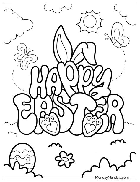 Easter Colouring Pictures Printable | All FREE Printables