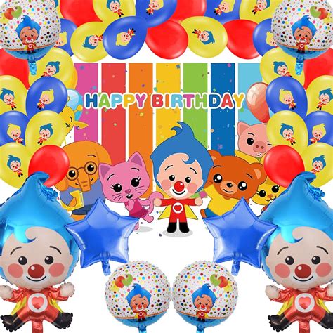 Plim Plim Birthday Party Supplies Clown Balloons India | Ubuy