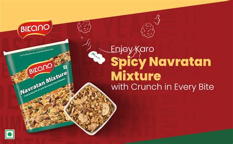 Bikano Navratan Mixture | Spicy and Crunchy | Navratan namkeen |All ...