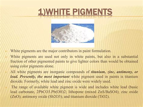 Pigments | PPTX