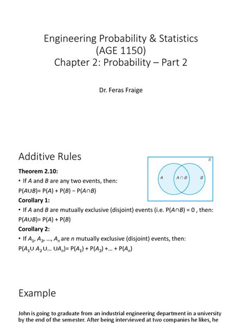Image result for Probability and Statistics Chapter 2