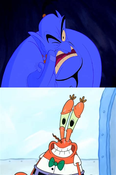 Genie Angry at Mr. Krabs by Gojirafan1994 on DeviantArt