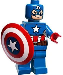 LEGO Marvel Super Heroes Minifigure: Captain America With Shield ...
