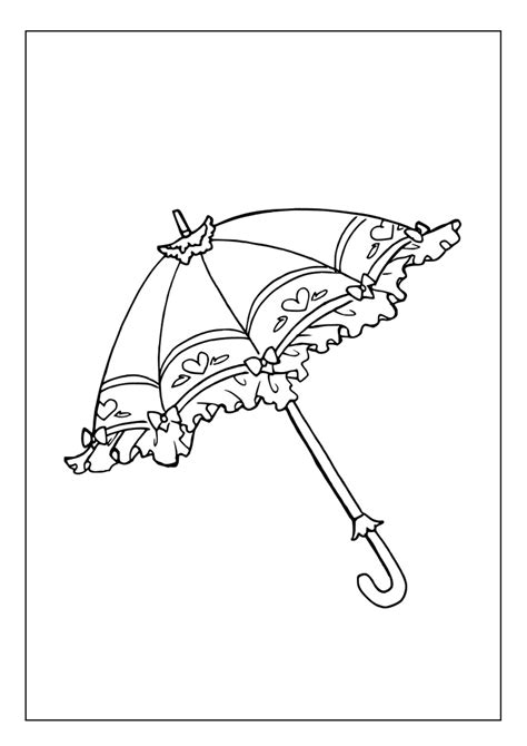 Printable Umbrella Coloring Pages for Kids & Adults |25 Pages | Instant ...