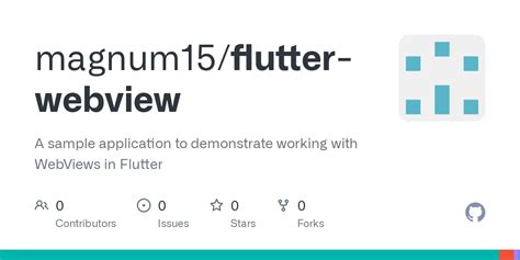 Flutter Webview Tutorial 的图像结果
