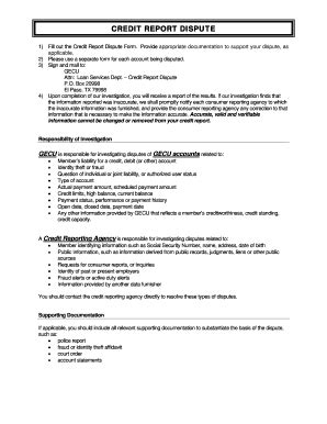 Gecu Dispute Email - Fill Online, Printable, Fillable, Blank | pdfFiller
