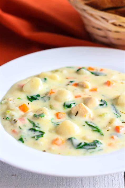 Chicken Gnocchi Soup (Olive Garden Copycat) - Simply Home Cooked