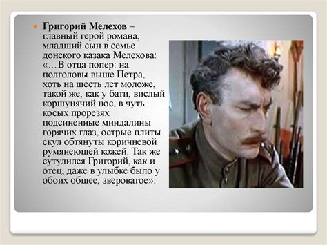 История семьи Мелеховых в романе М.А. Шолохова «Тихий Дон ...