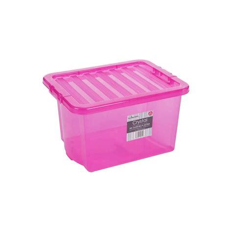 Buy Whatmore Plastic Kitchen Storage Box with Lid_Pink_Free Size Online ...