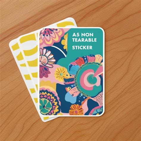 A5 Non Tearable Sticker – Printifile