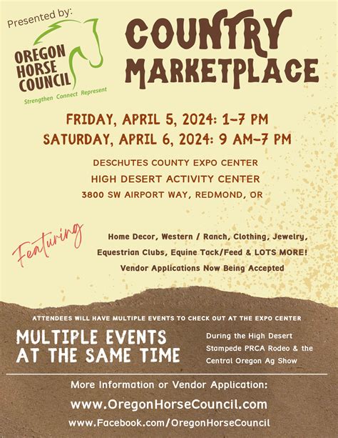 OHC's Country Marketplace - Oregon Horse Council