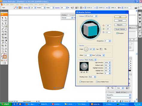 Image result for Illustrator CC 3D Revolve Tutorial