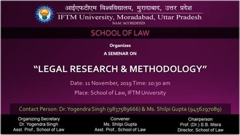 IFTMU – Activities @ IFTM University