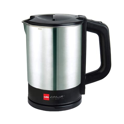 Cello Quick Boil 900 Electric Kettle| Stainless Steel Body |1200 watt ...