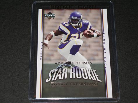 Adrian Peterson Rookie Card - Baseball & Football Sports Cards